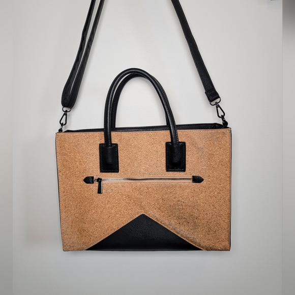 Pixie Mood Work Bag | Black & Cork - Picture 2 of 2